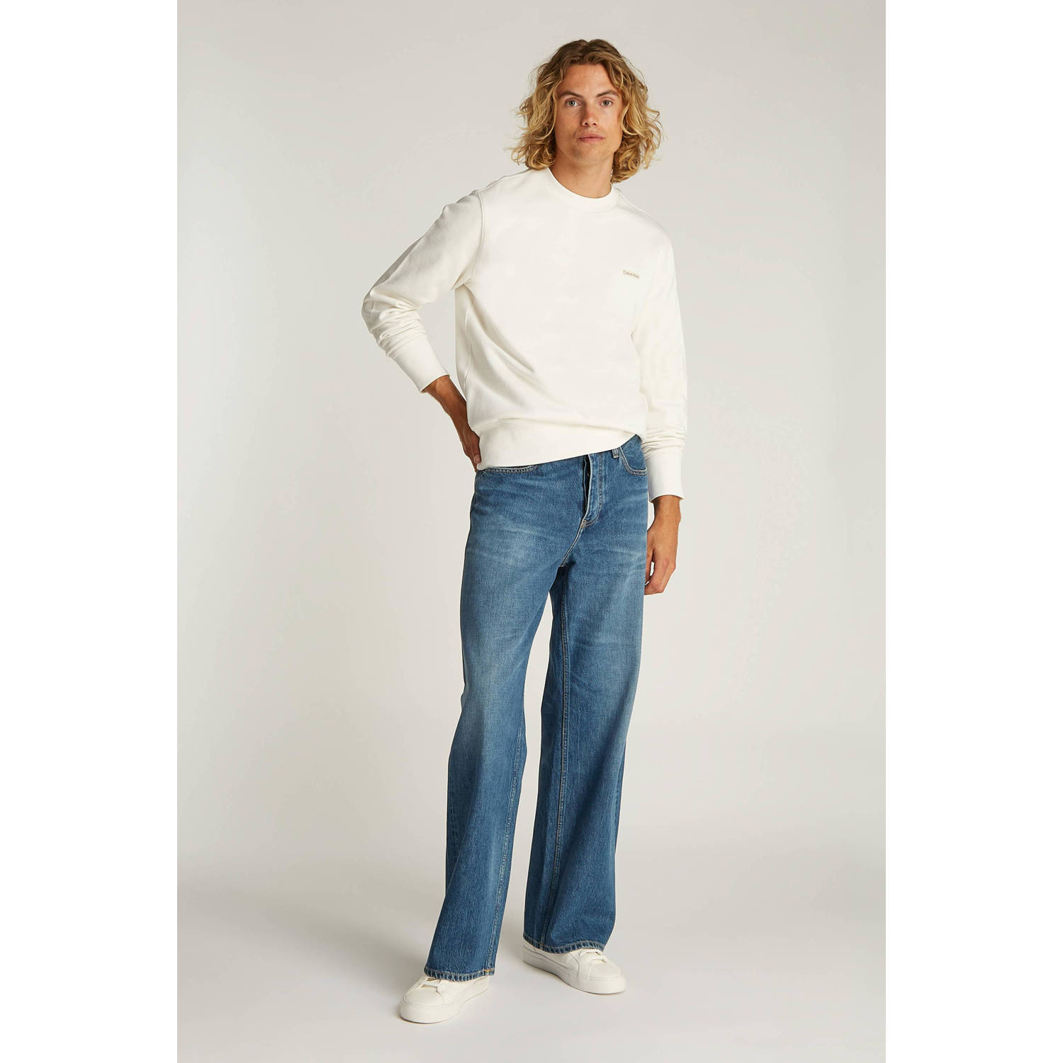 CALVIN KLEIN JEANS sweater ecru