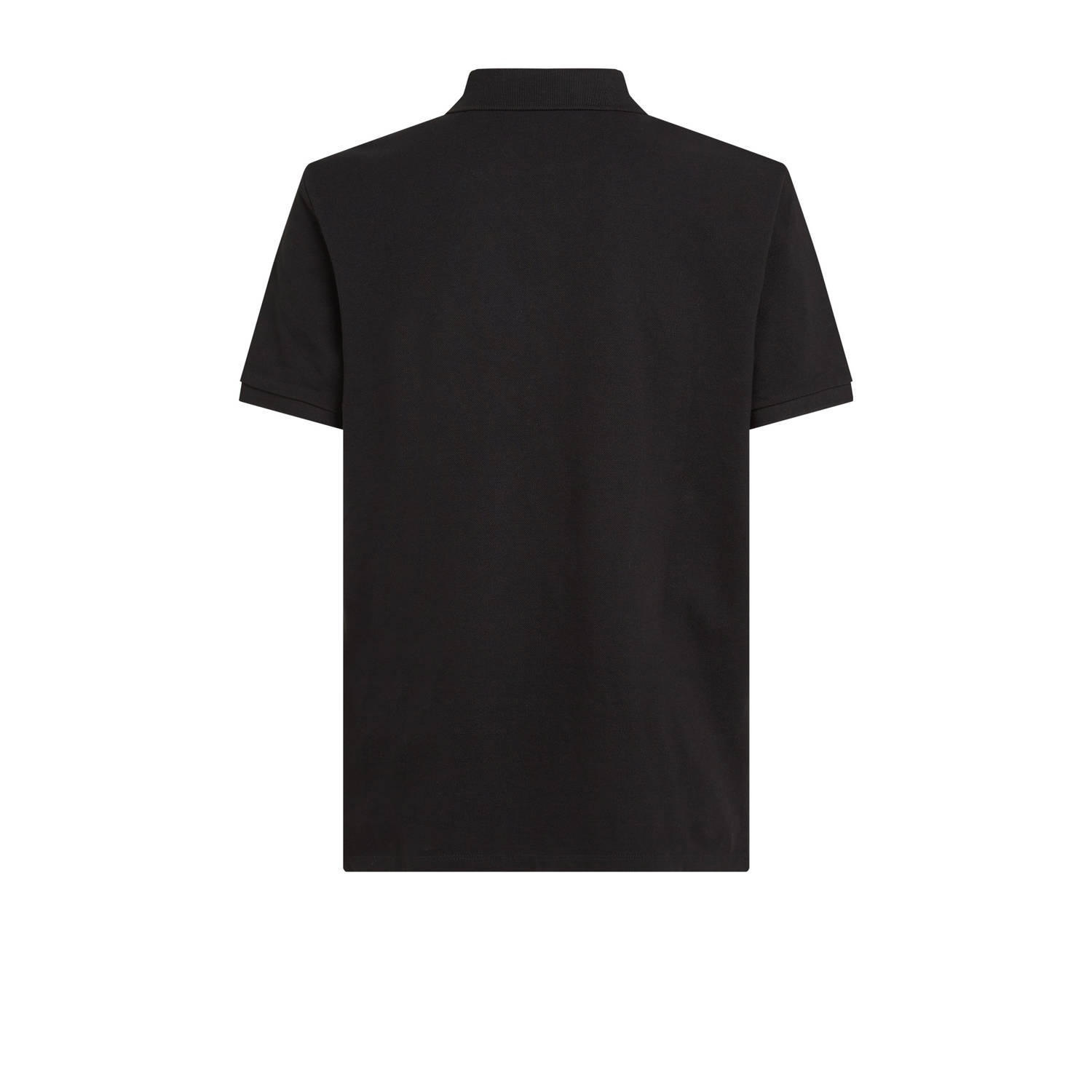 CALVIN KLEIN JEANS regular fit polo zwart