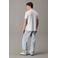 CALVIN KLEIN JEANS regular fit polo lichtblauw