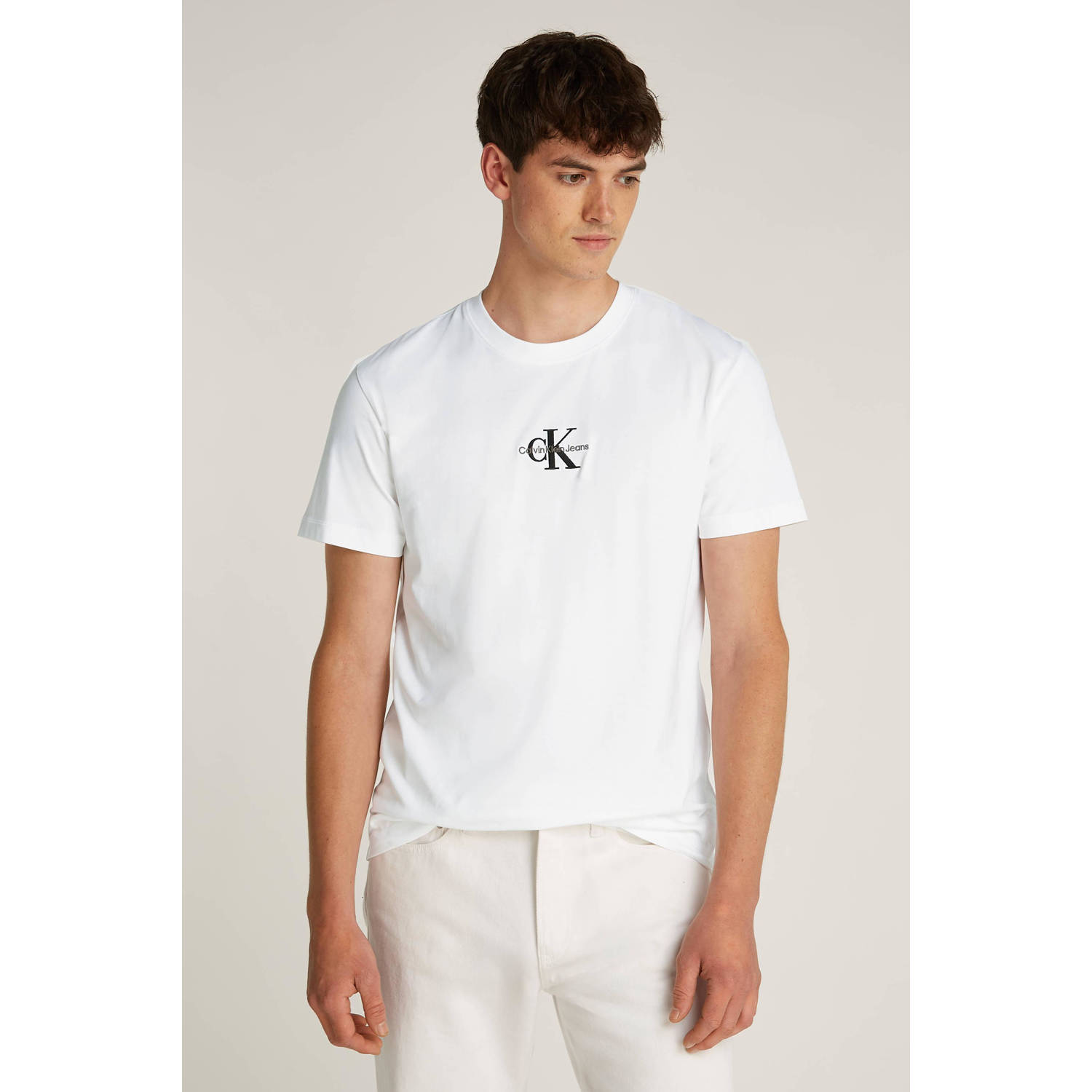 Calvin Klein T-shirt MONOLOGO TEE met een logo-opschrift