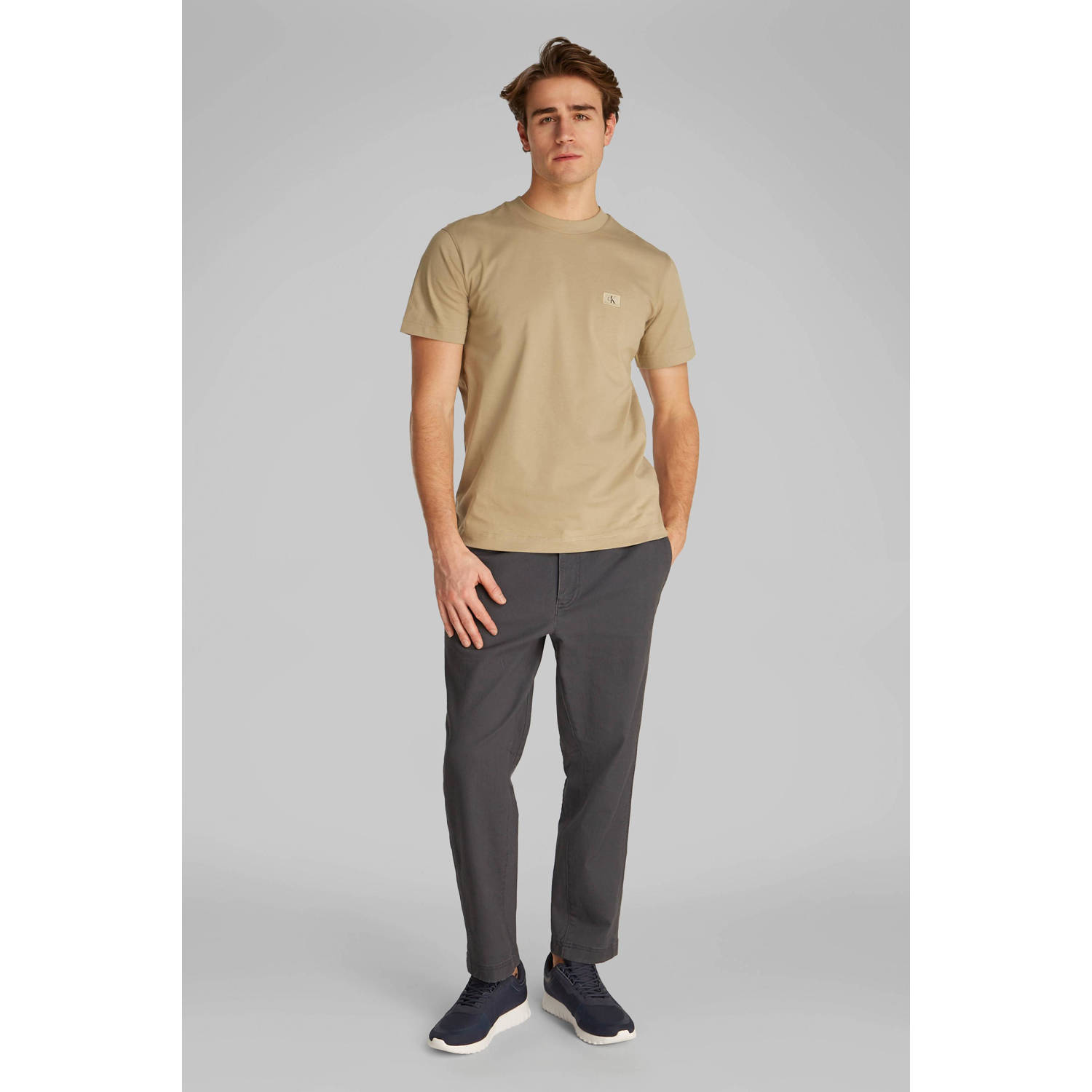 CALVIN KLEIN JEANS T-shirt bruin