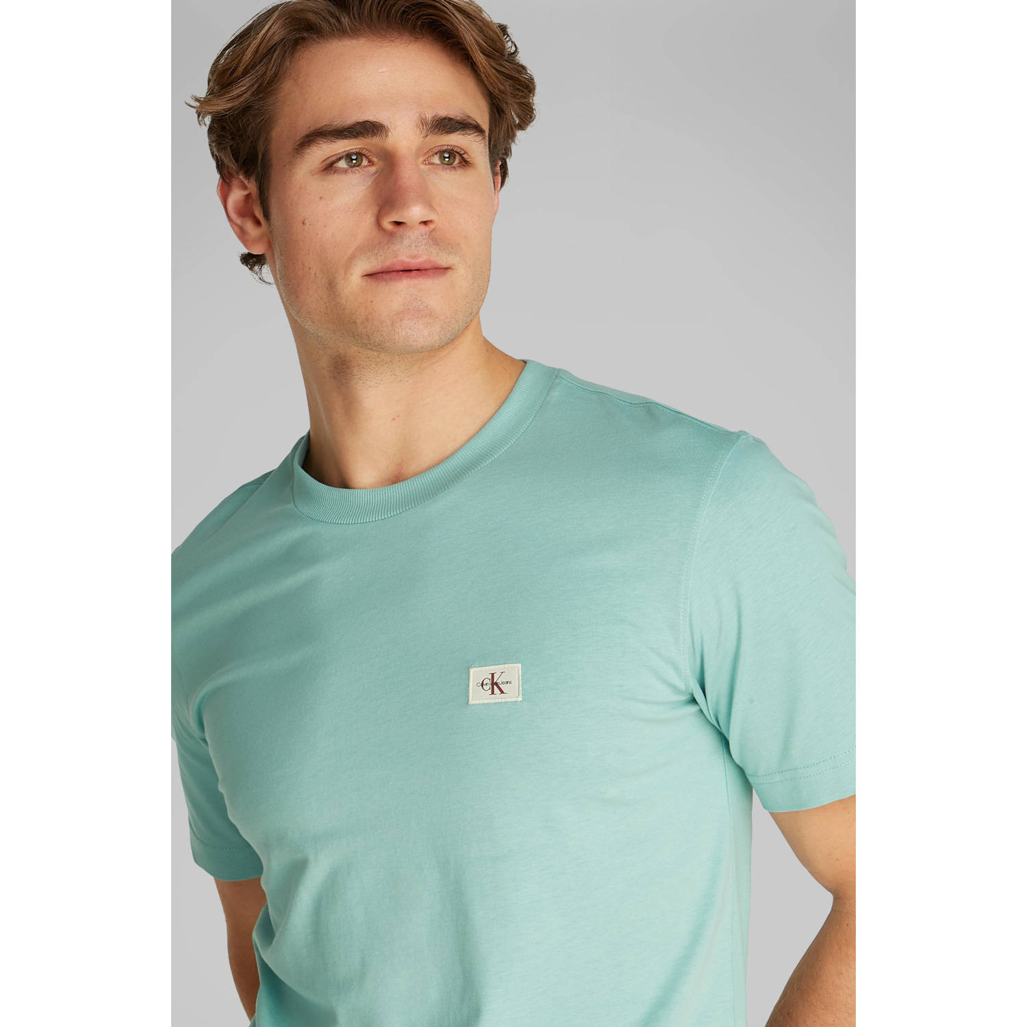 CALVIN KLEIN JEANS T-shirt mintgroen