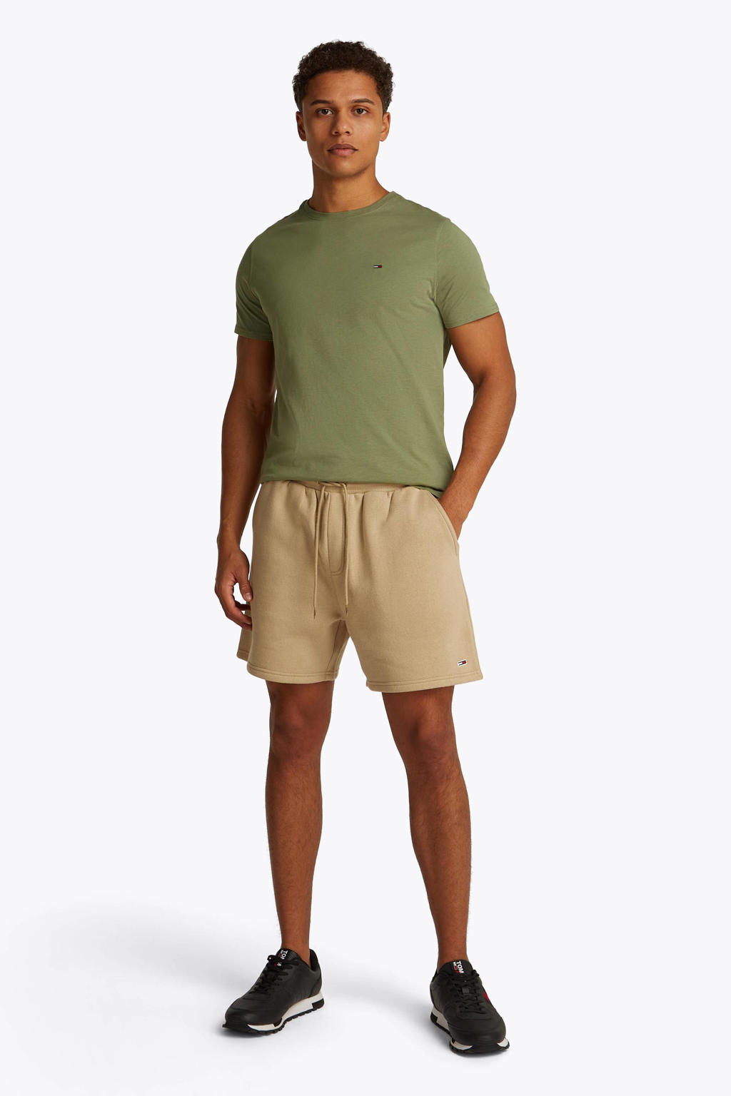 Tommy Jeans regular sweatshort beige