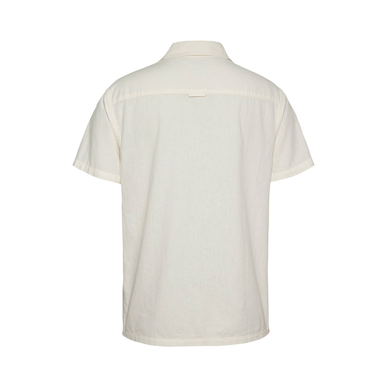 Tommy Jeans regular fit overhemd met linnen ecru