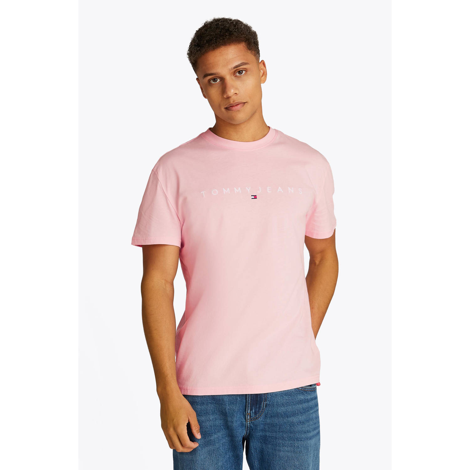 Tommy Jeans T-shirt roze