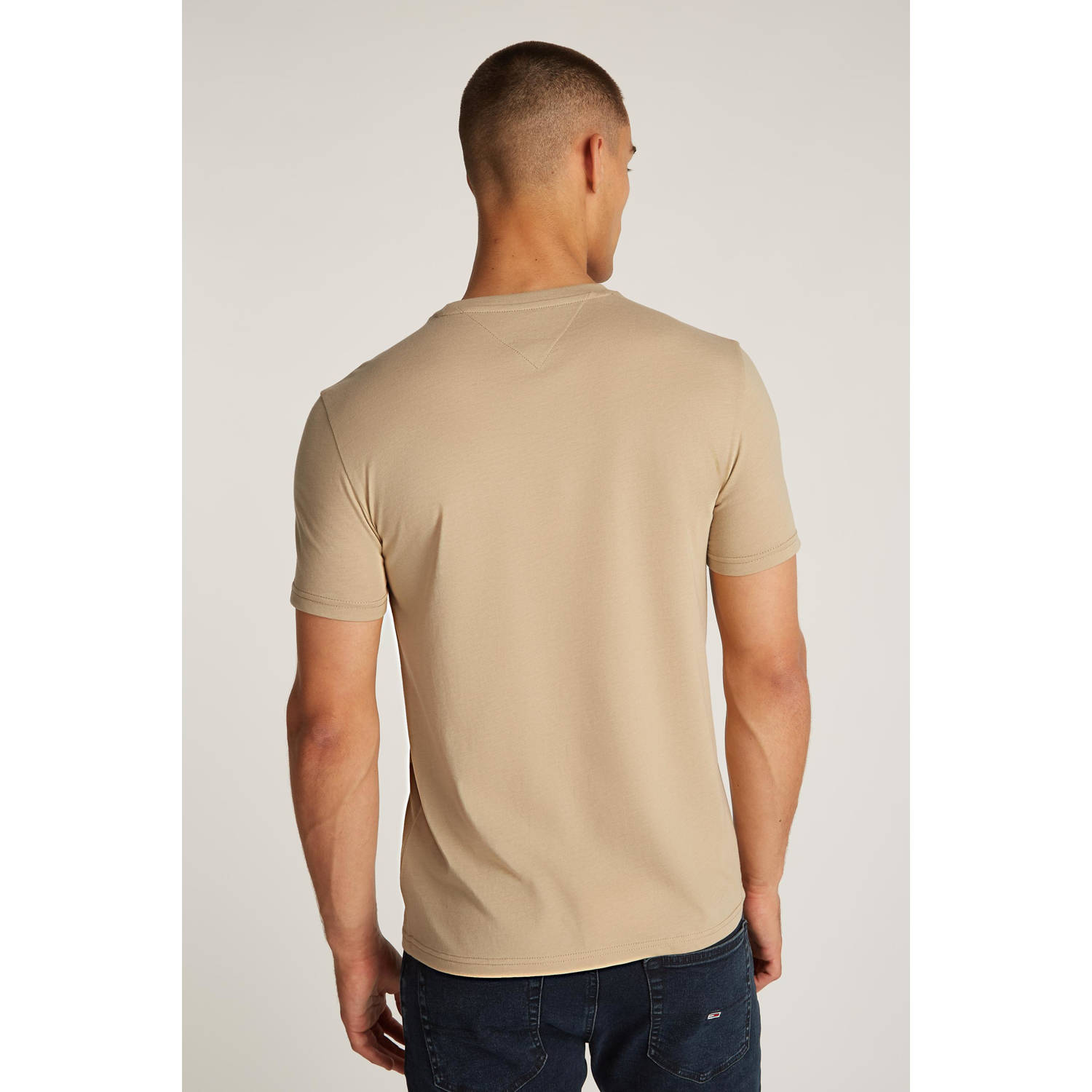 Tommy Jeans T-shirt lichtbruin