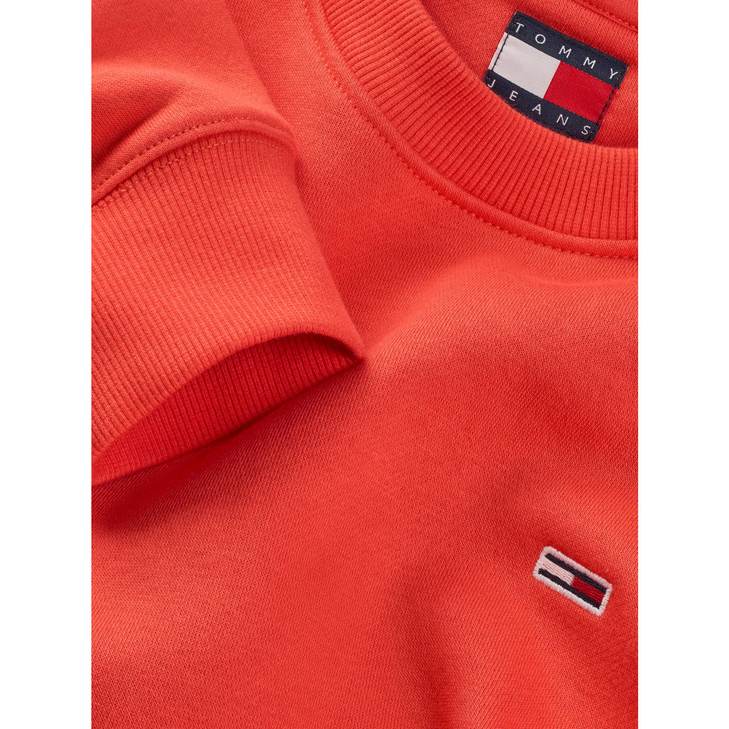Tommy Jeans sweater koraalrood