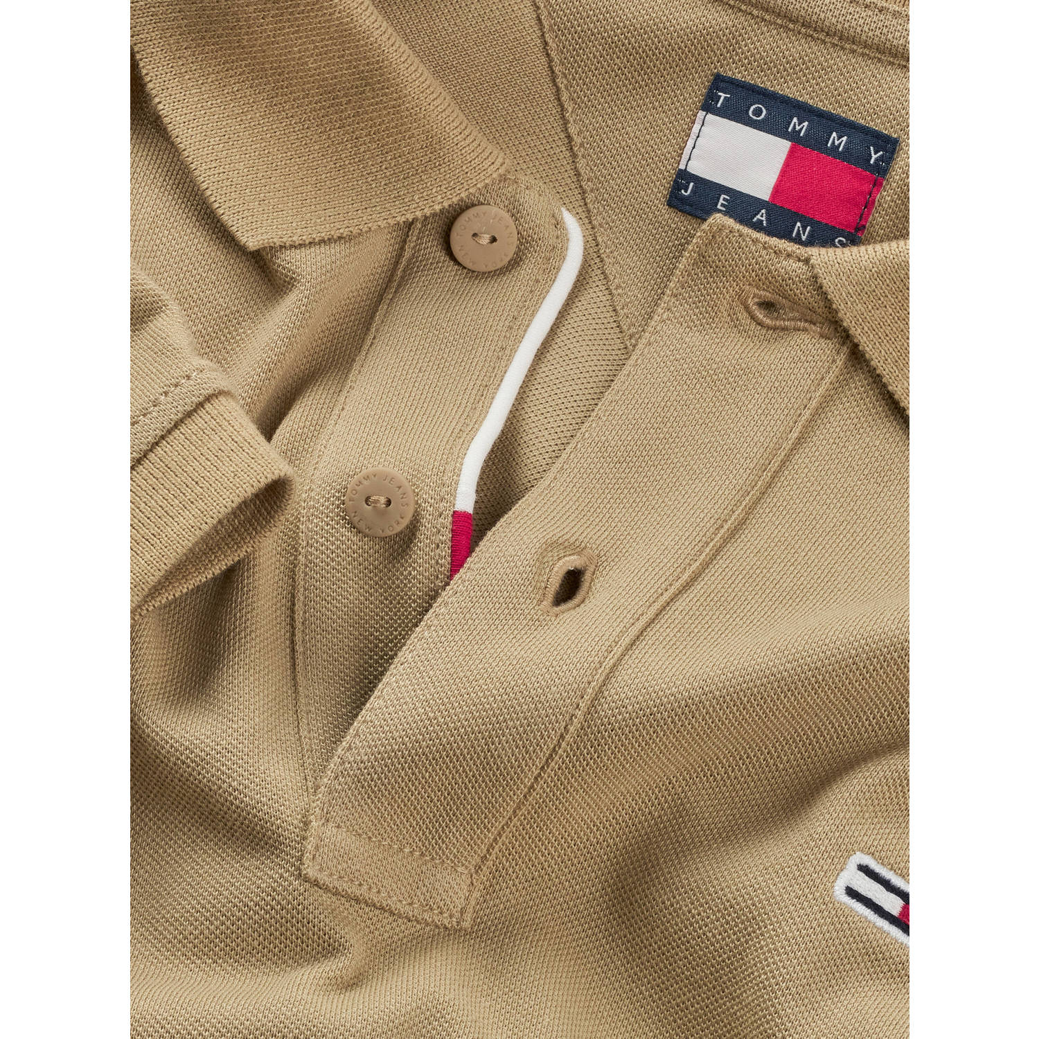 Tommy Jeans slim polo beige