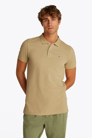slim polo beige