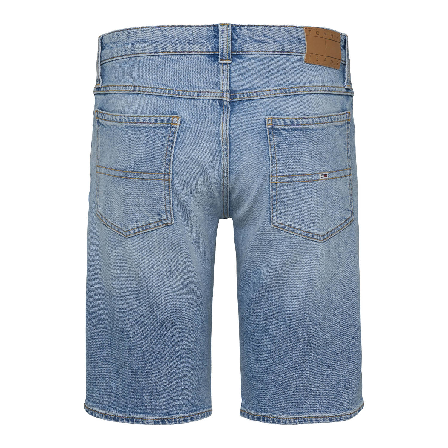 Tommy Jeans denim slim denim short blauw