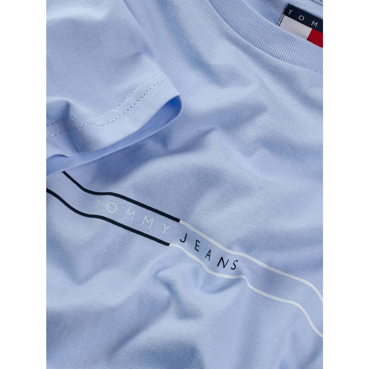 Tommy Jeans T-shirt lichtblauw