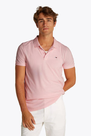 slim polo roze