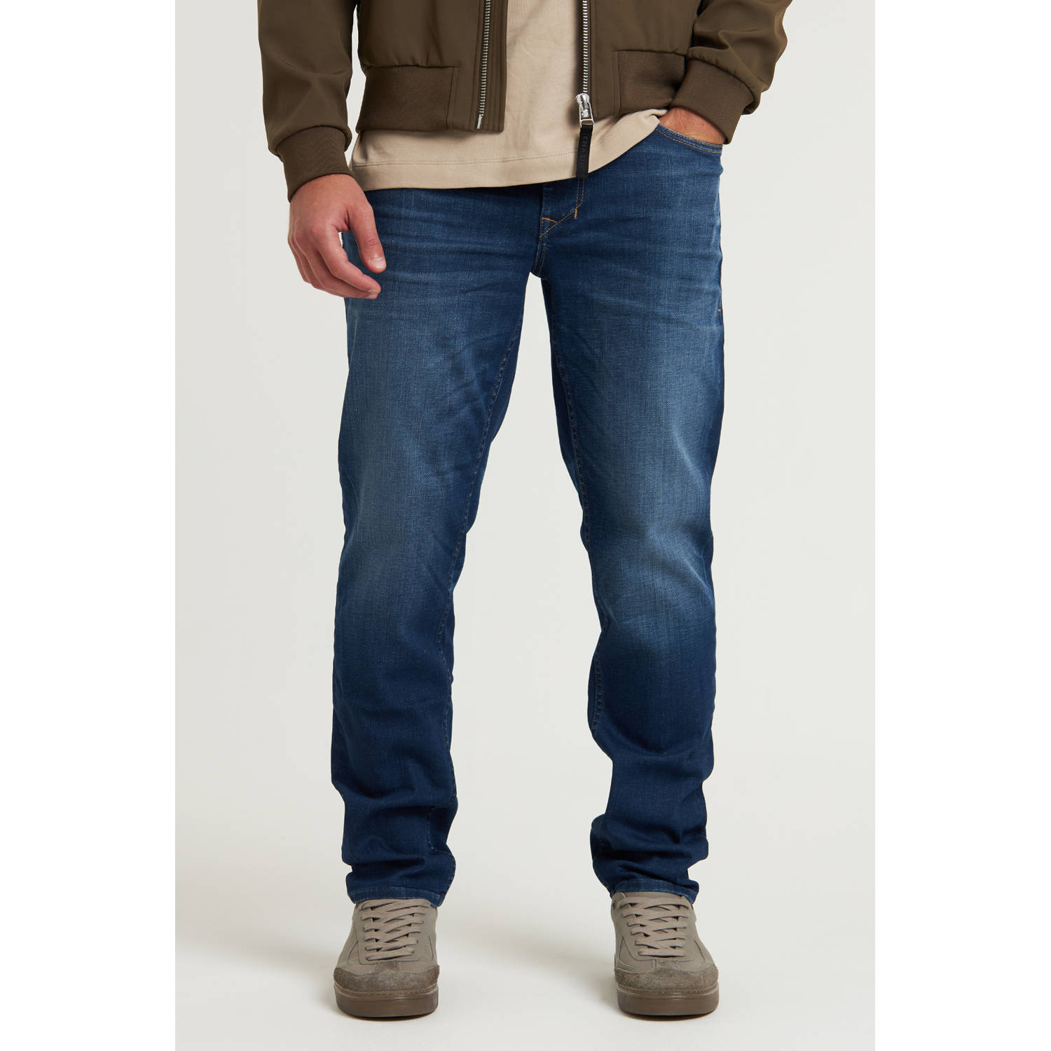 CHASIN' Iron Abel regular fit jeans dark blue