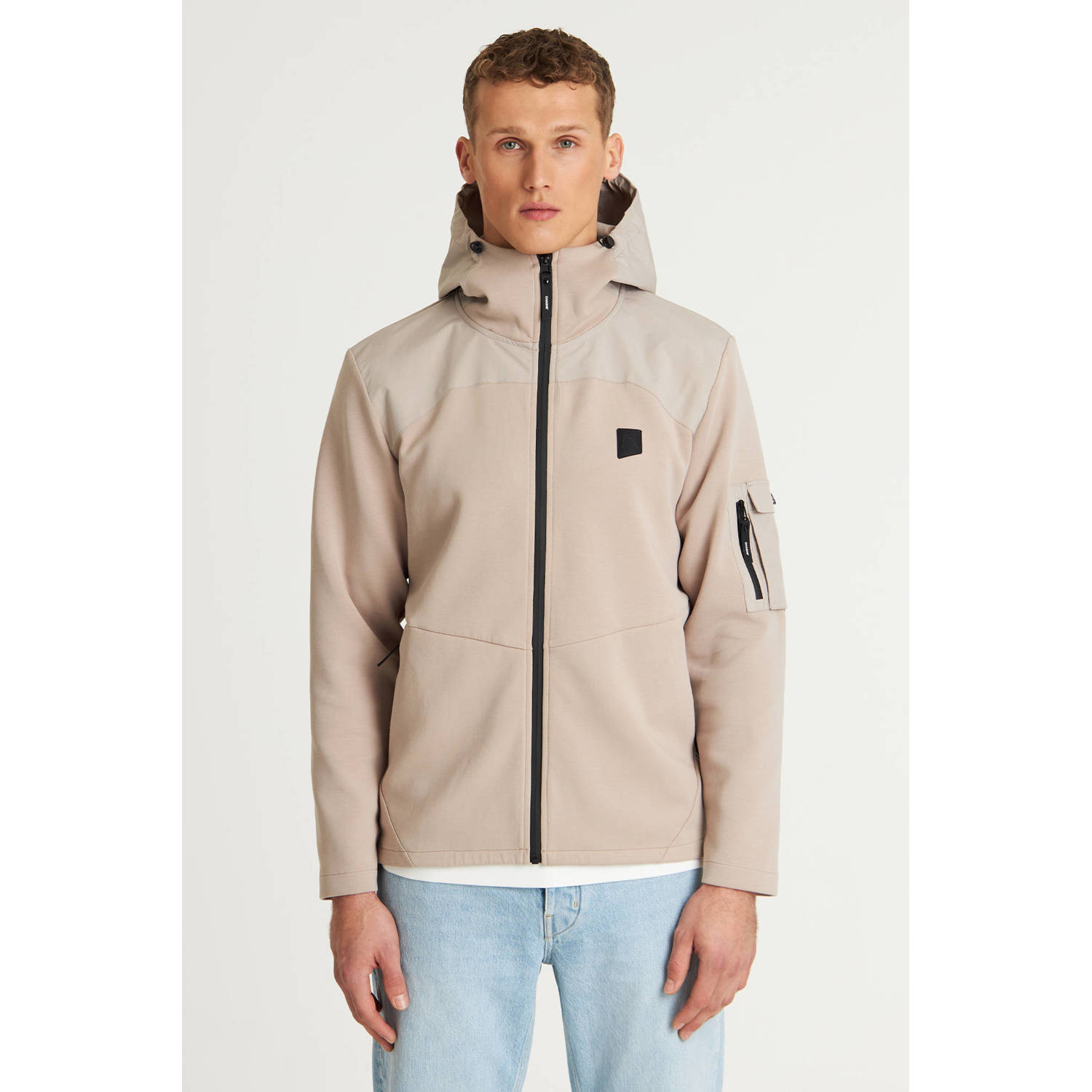 Chasin Lion Mix Vest Beige Heren