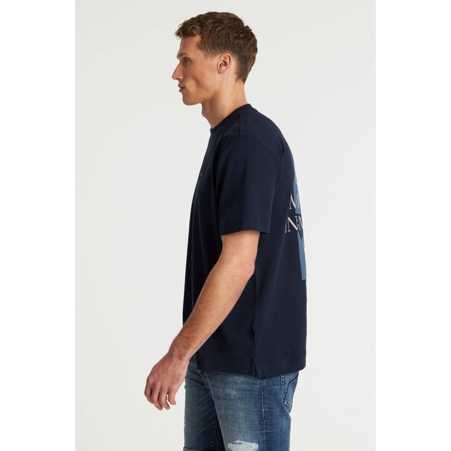 CHASIN' T-shirt donkerblauw