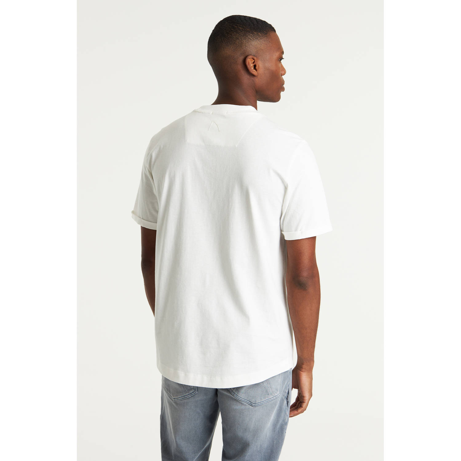 CHASIN' oversized t-shirt BRO white