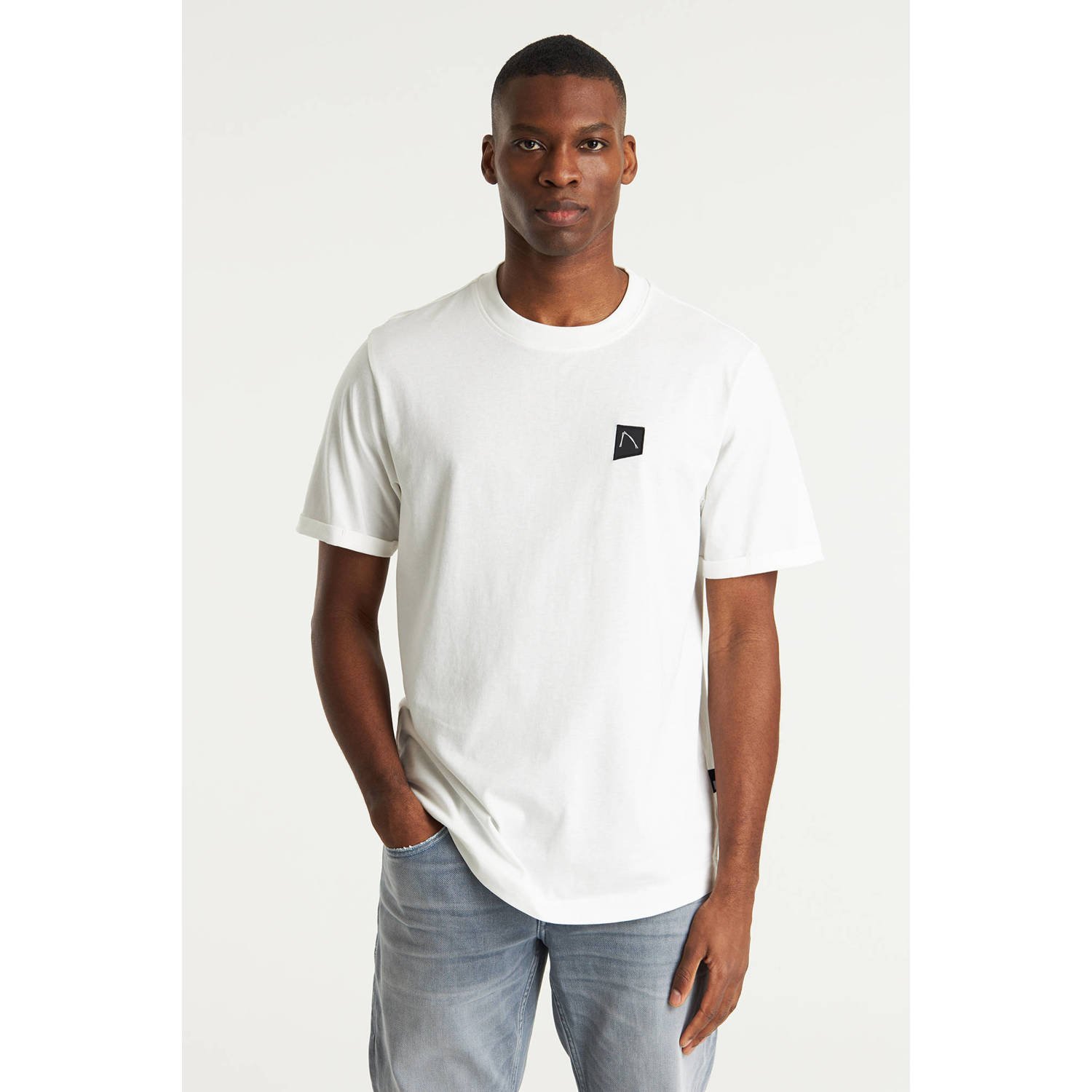 CHASIN' oversized t-shirt BRO white