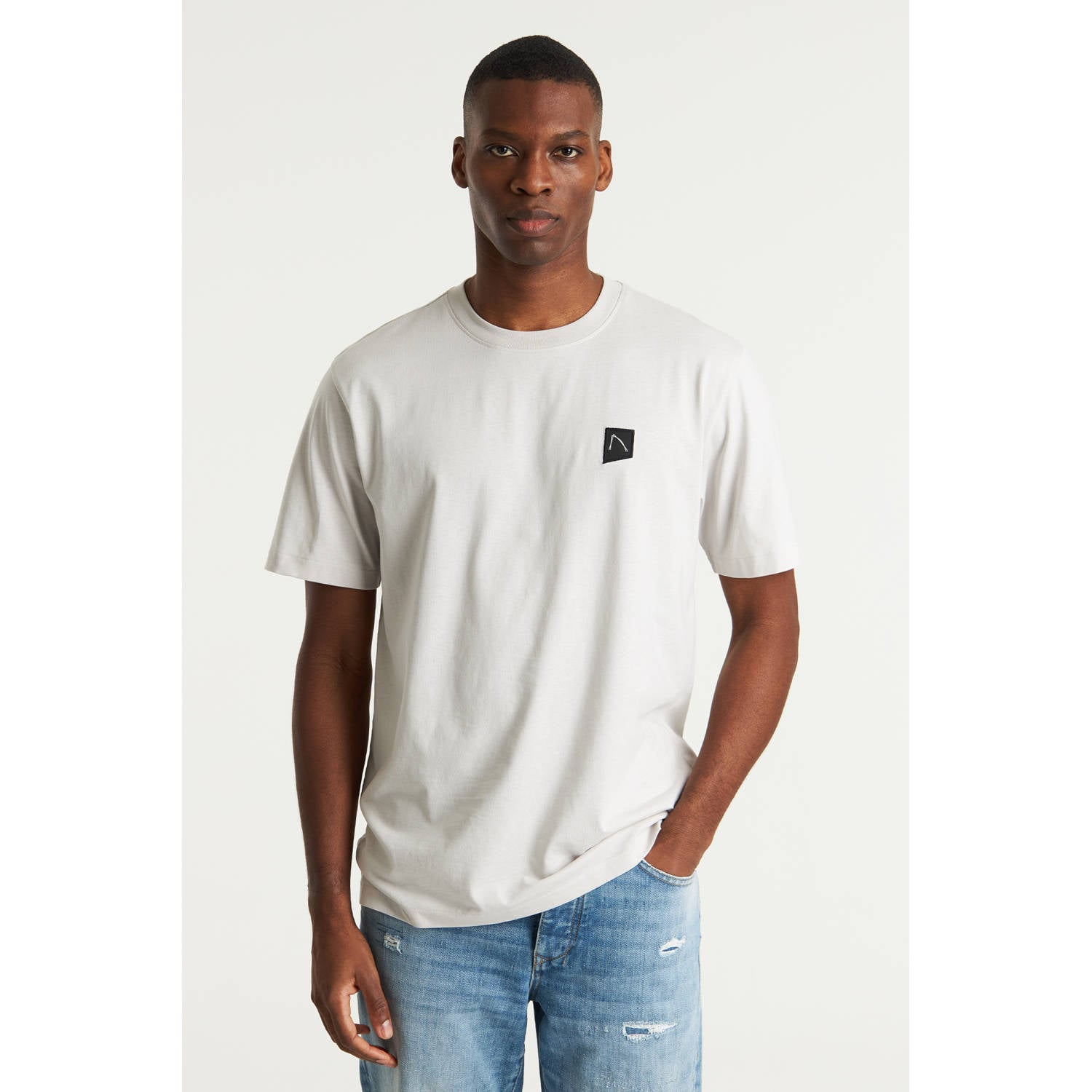 CHASIN' T-shirt lichtgrijs