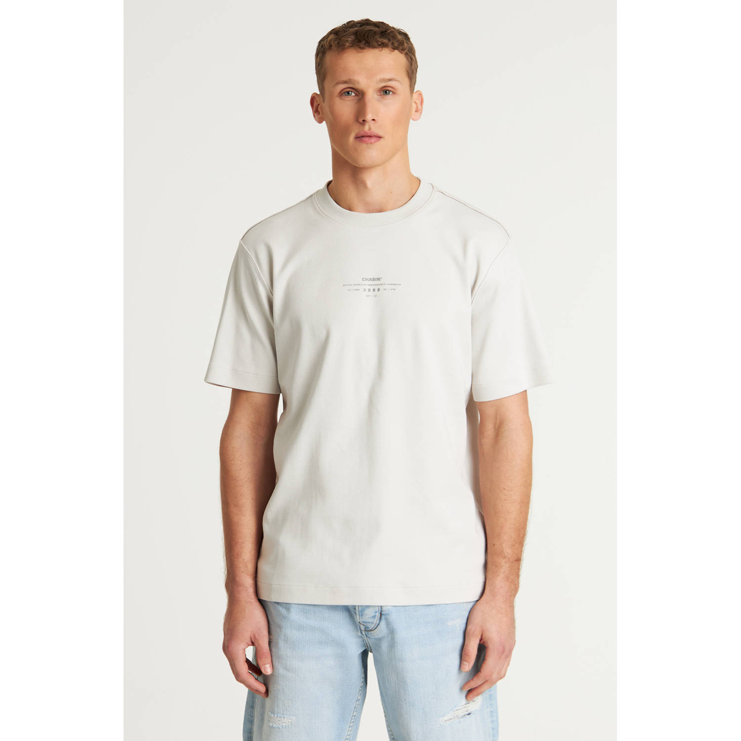 CHASIN' T-shirt lichtgrijs