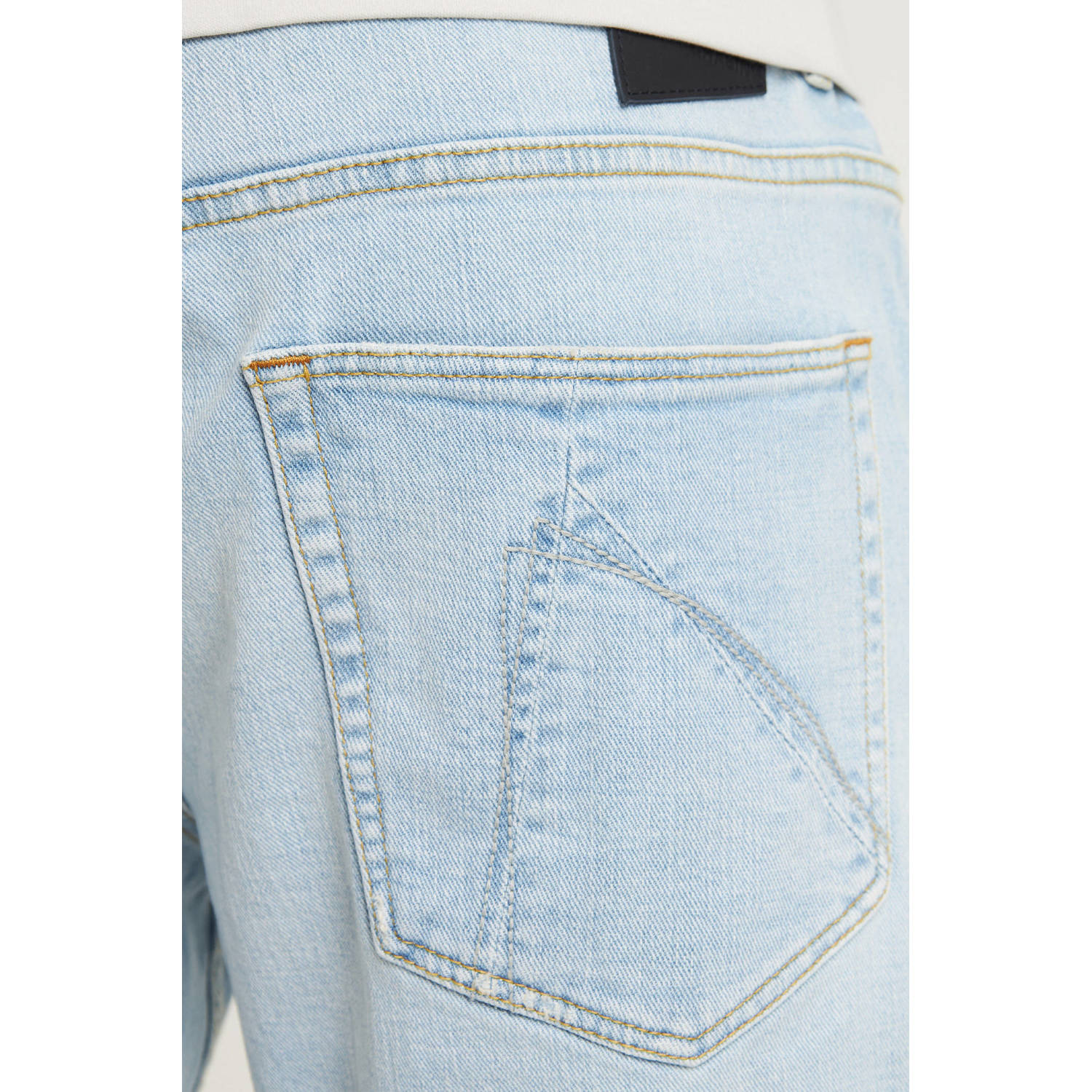 CHASIN' slim denim short light blue denim