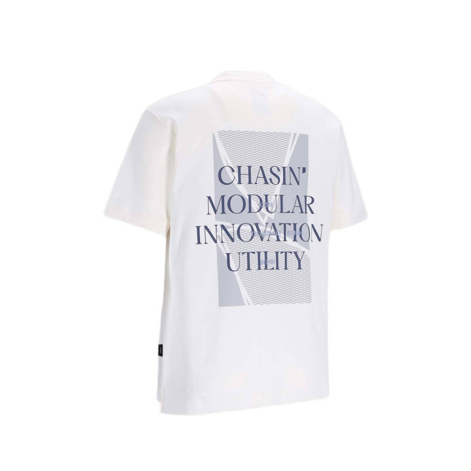 CHASIN' T-shirt ecru