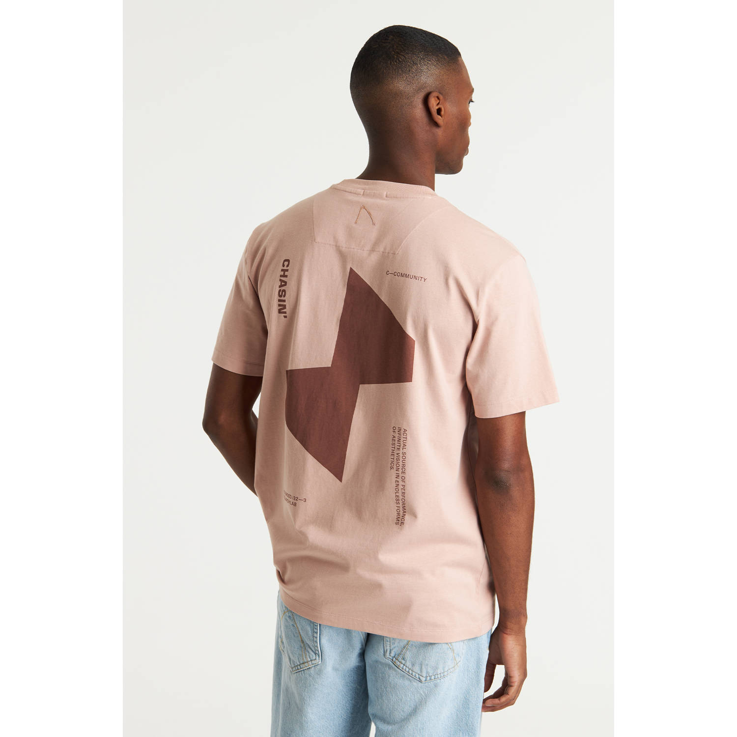 CHASIN' T-shirt roze