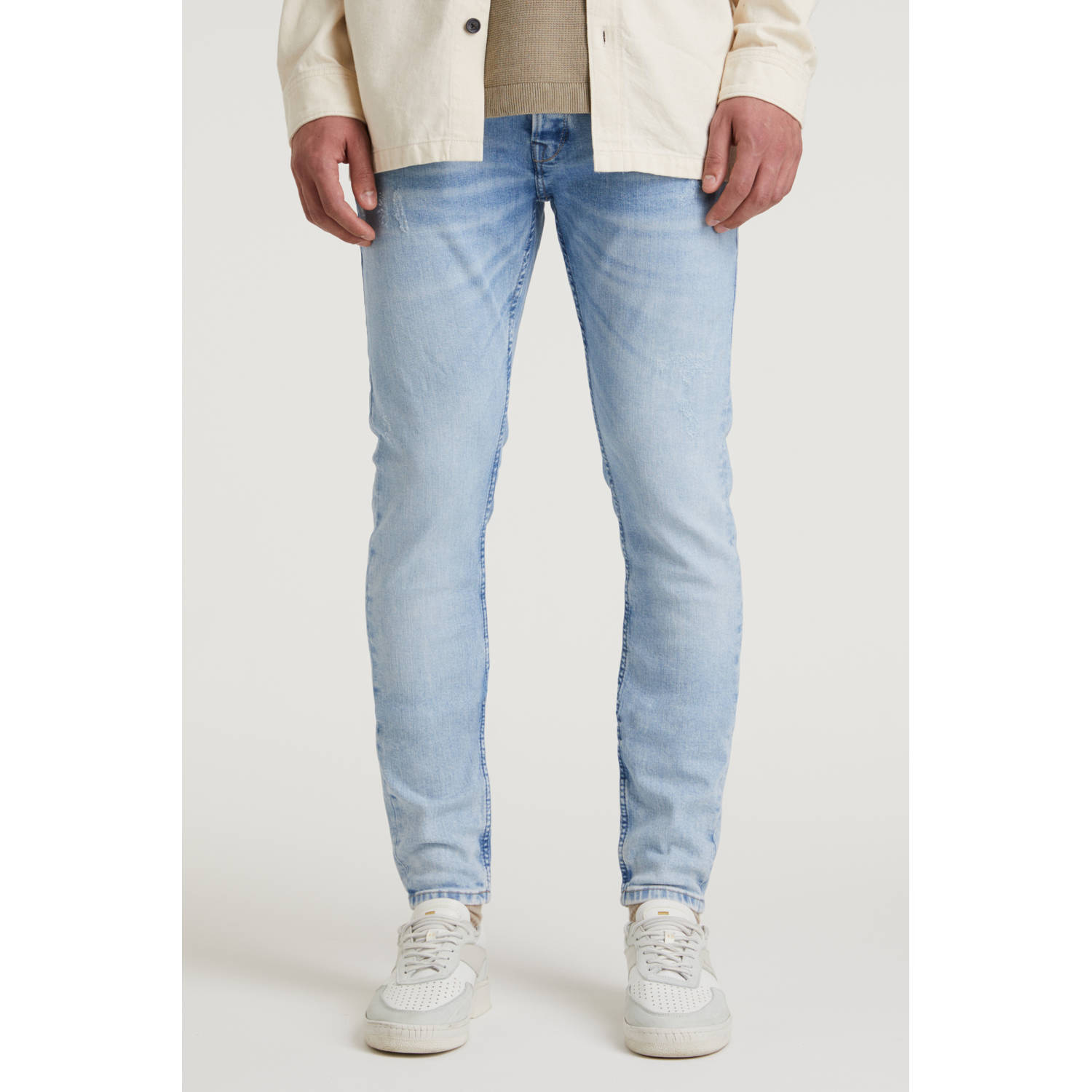 CHASIN' EGO Craw slim fit jeans bleached denim