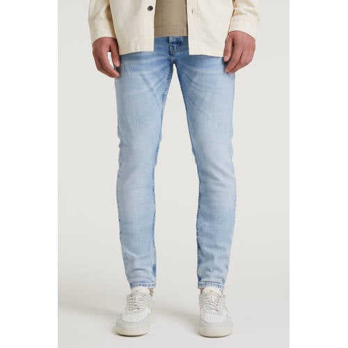 CHASIN' EGO Craw slim fit jeans bleached denim afbeelding