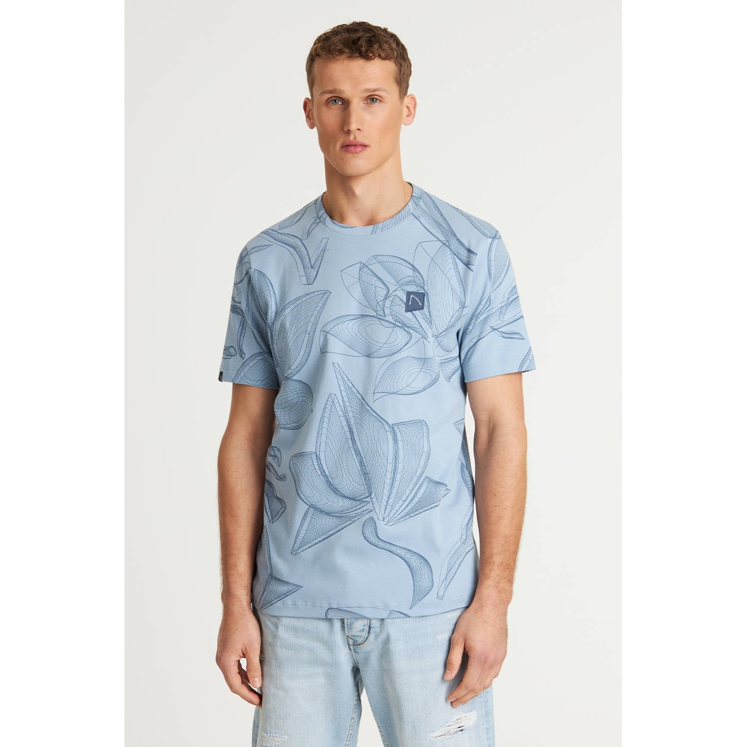 CHASIN' T-shirt blauw