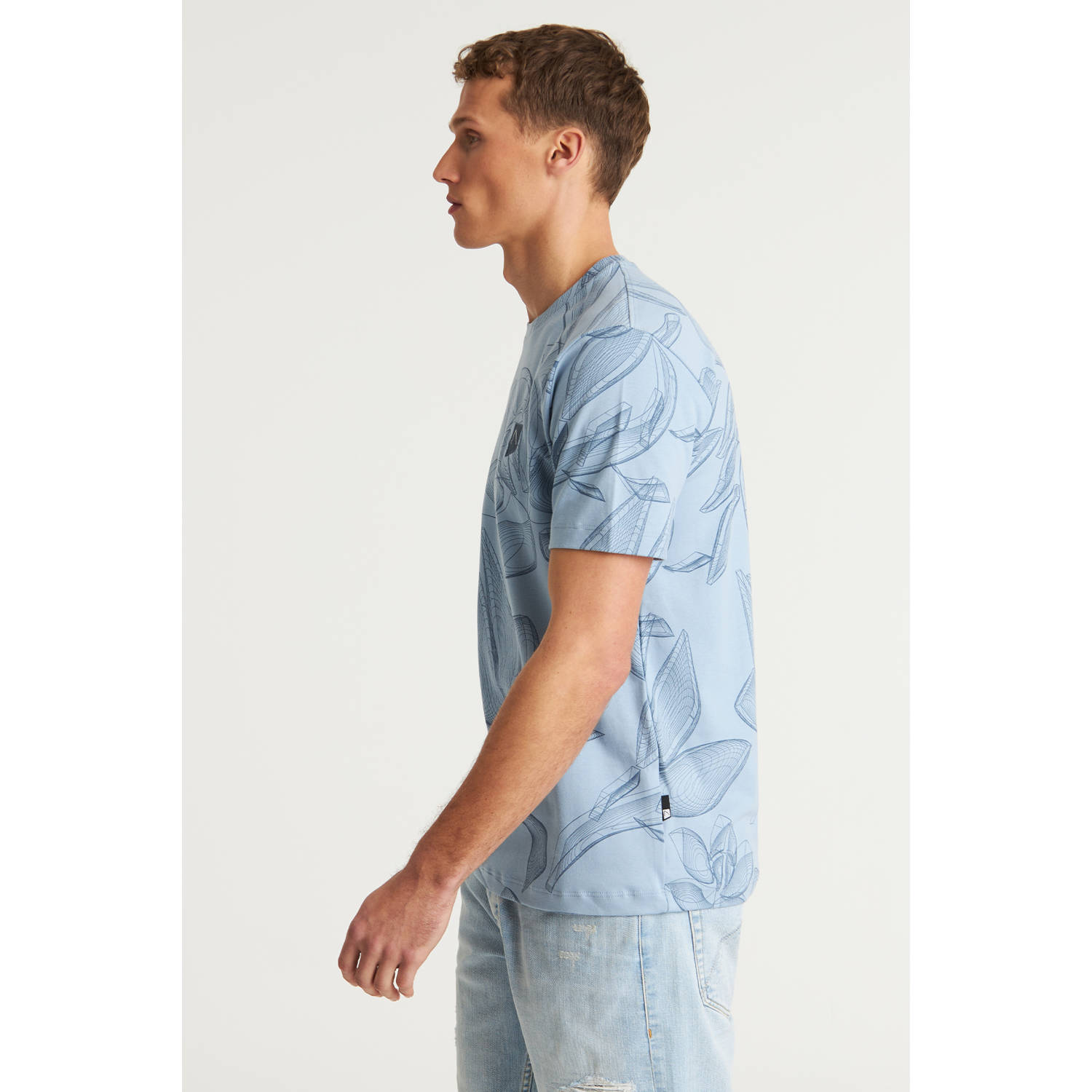 CHASIN' T-shirt blauw