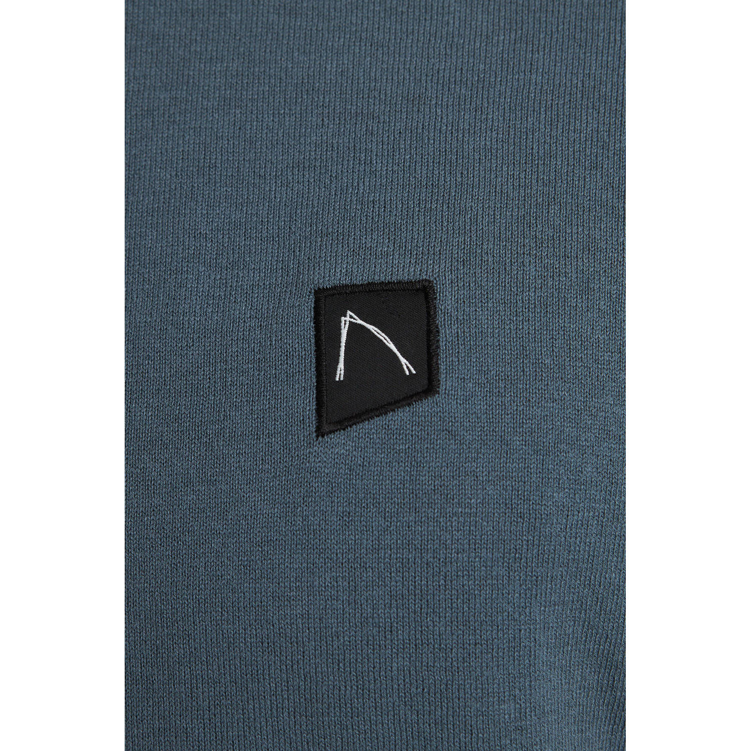 CHASIN' T-shirt fijn gebreid blauw