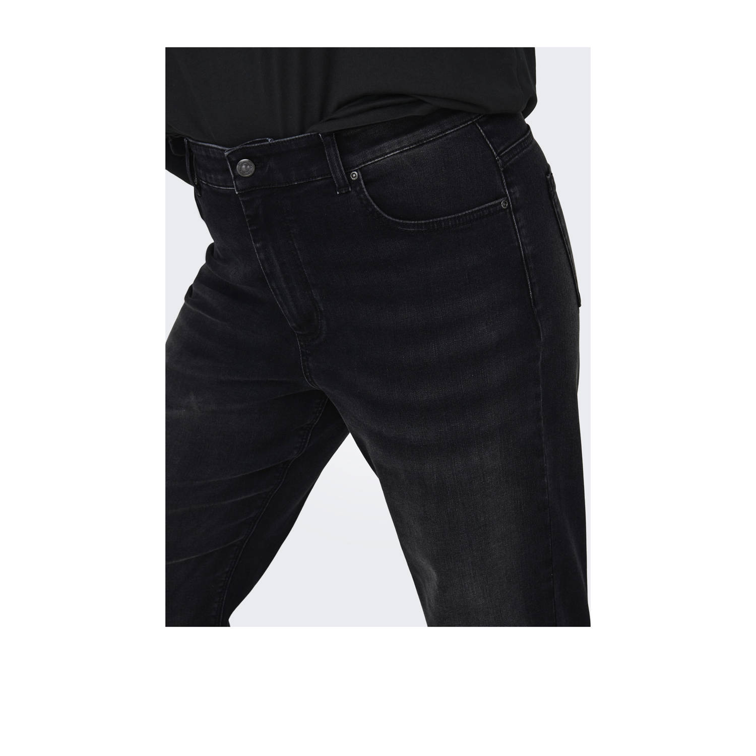 ONLY CARMAKOMA high waist black denim