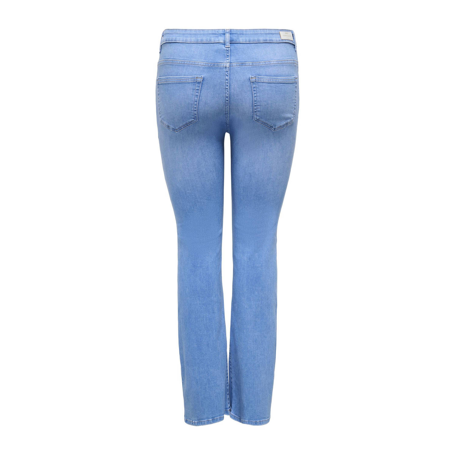 ONLY CARMAKOMA high waist flared jeans light blue denim