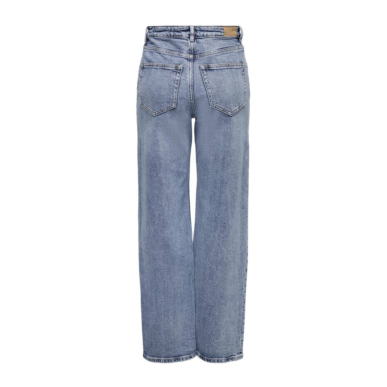 ONLY CARMAKOMA high waist wide leg jeans medium blue denim