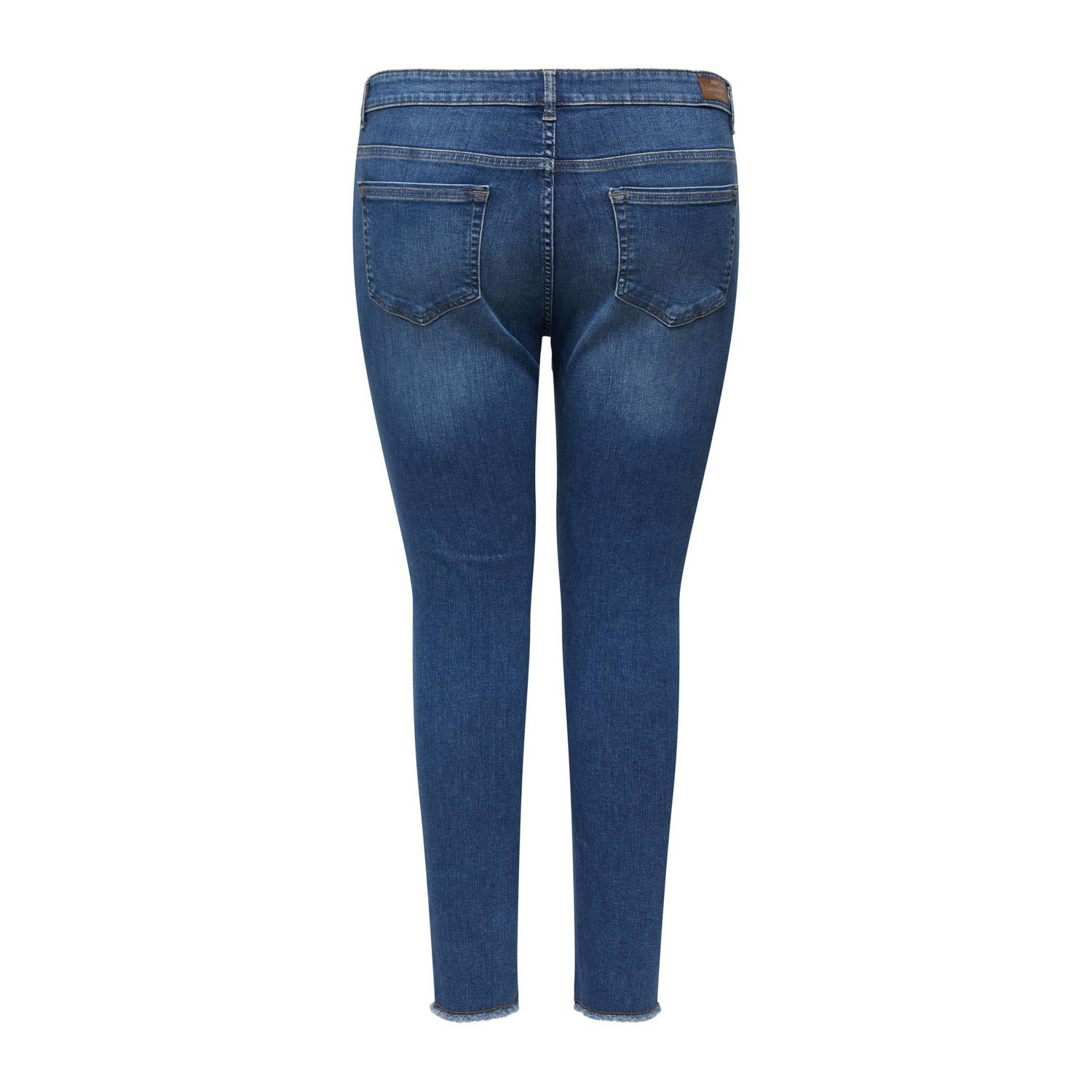 ONLY CARMAKOMA regular waist skinny jeans medium blue denim
