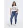 ONLY CARMAKOMA regular waist skinny jeans medium blue denim