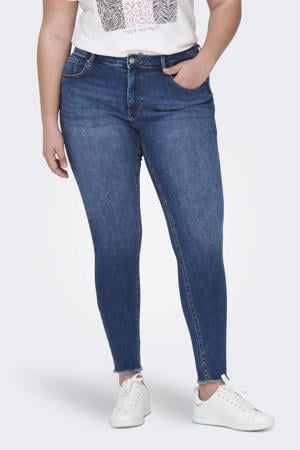 regular waist skinny jeans medium blue denim