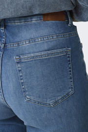 thumbnail: ONLY CARMAKOMA high waist wide leg jeans medium blue denim