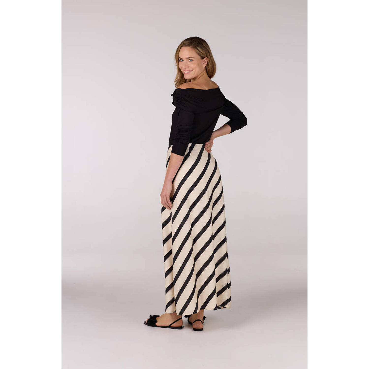 JANSEN Amsterdam maxi rok ecru