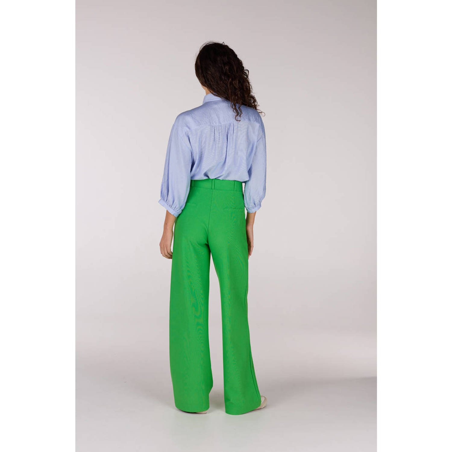 JANSEN Amsterdam blouse lichtblauw