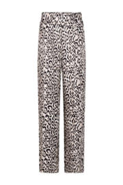 thumbnail: JANSEN Amsterdam wide leg regular waist casual broek beige