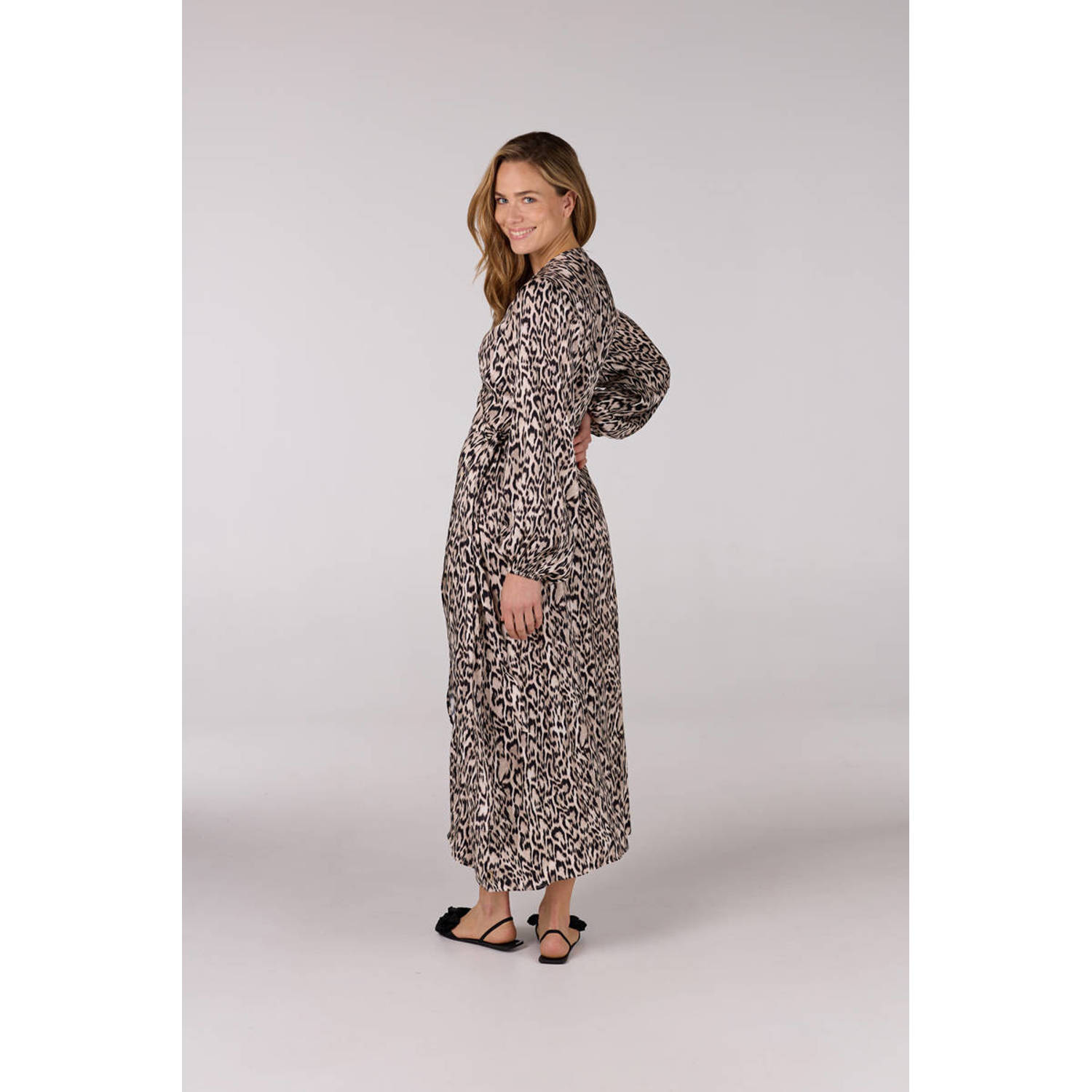 JANSEN Amsterdam maxi jurk beige