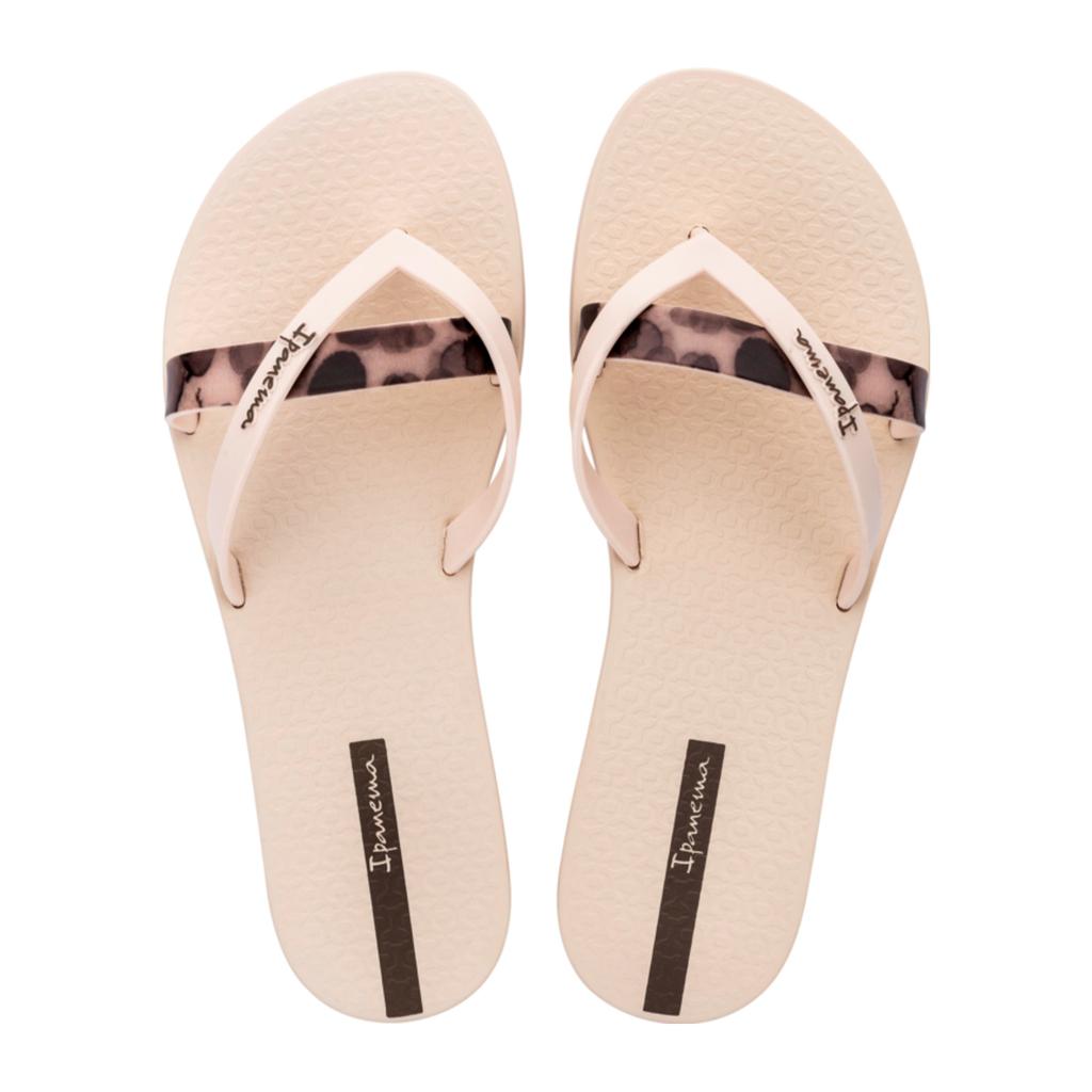 Beige dames Ipanema Kirei Chic teenslippers van rubber