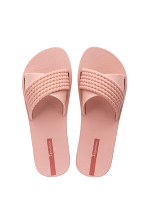 Street slippers lichtroze