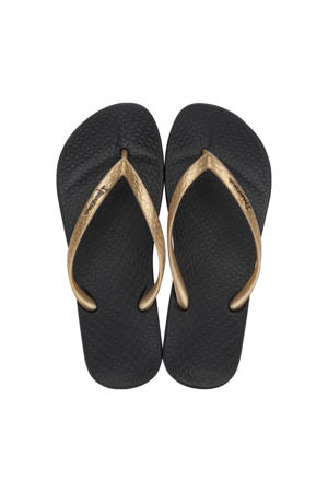teenslippers zwart/goud