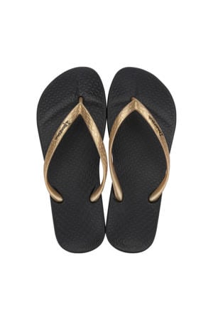 teenslippers zwart/goud