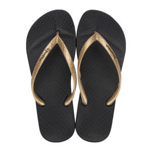 teenslippers zwart/goud