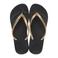 Ipanema teenslippers zwart/goud