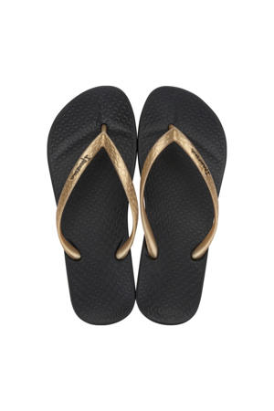 teenslippers zwart/goud