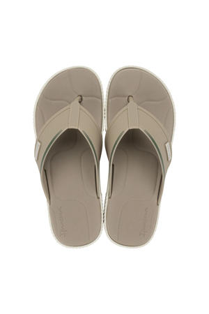 Vintage teenslippers beige